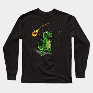 Short-Armed Roars of Laughter: The Hilarious Antics of a T-Rex Comedian Long Sleeve T-Shirt